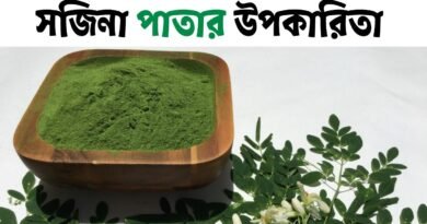 সজিনা পাতা ও গুড়া